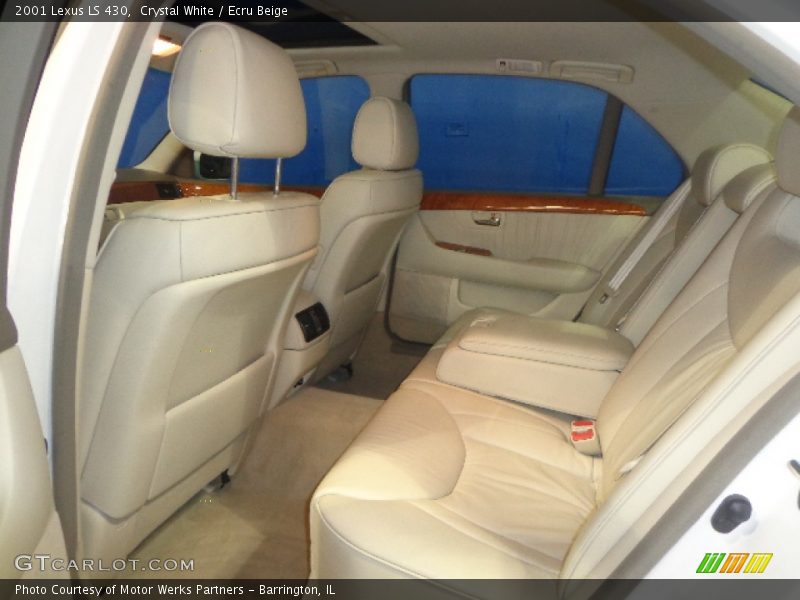 Crystal White / Ecru Beige 2001 Lexus LS 430