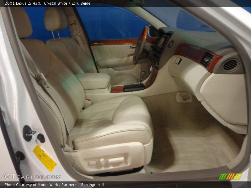 Crystal White / Ecru Beige 2001 Lexus LS 430