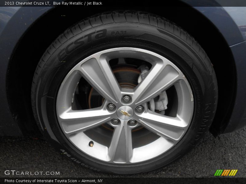 Blue Ray Metallic / Jet Black 2013 Chevrolet Cruze LT