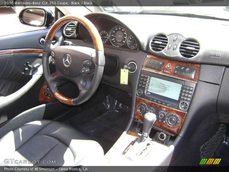 Black / Black 2006 Mercedes-Benz CLK 350 Coupe