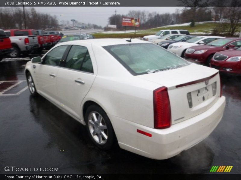 White Diamond Tricoat / Cashmere 2008 Cadillac STS 4 V6 AWD