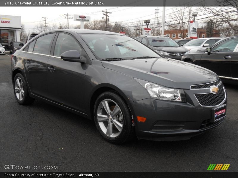 Cyber Gray Metallic / Jet Black 2013 Chevrolet Cruze LT
