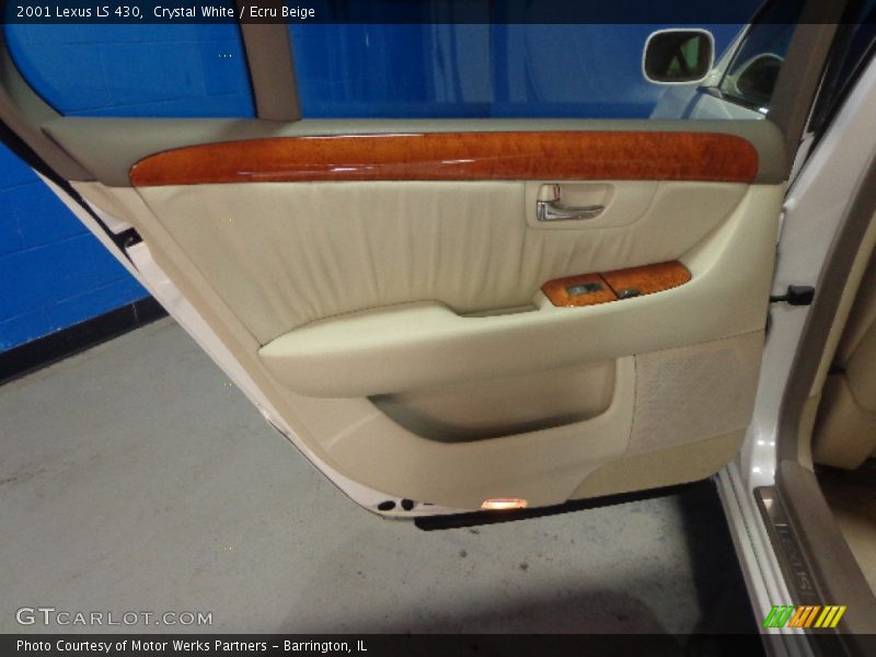 Crystal White / Ecru Beige 2001 Lexus LS 430