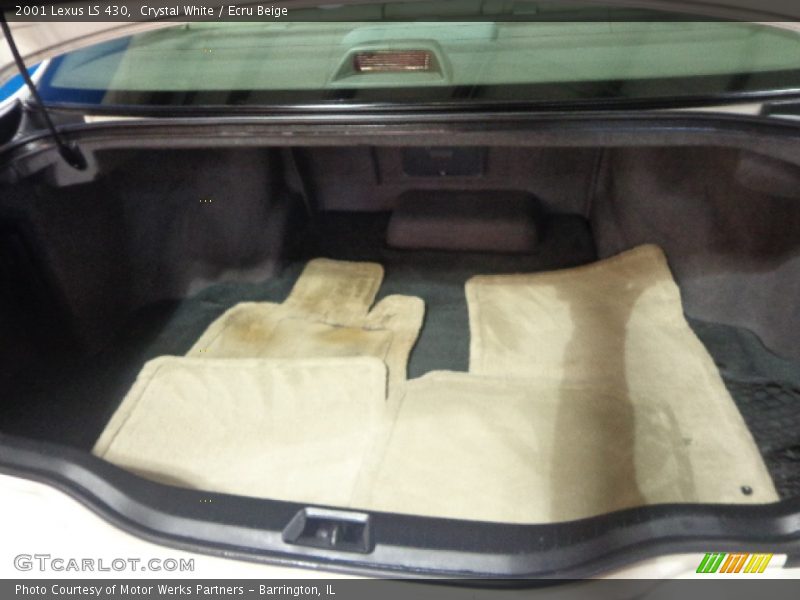 Crystal White / Ecru Beige 2001 Lexus LS 430