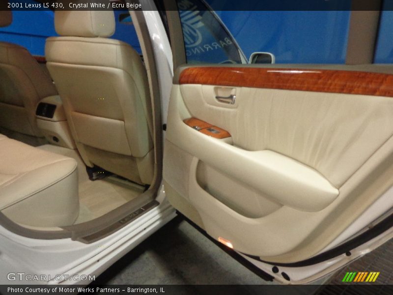 Crystal White / Ecru Beige 2001 Lexus LS 430