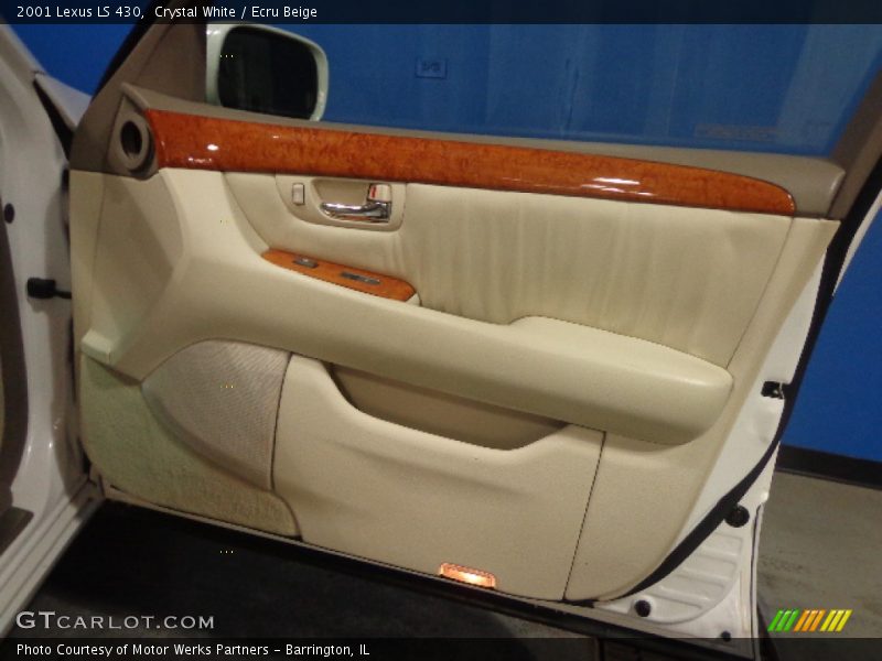 Crystal White / Ecru Beige 2001 Lexus LS 430