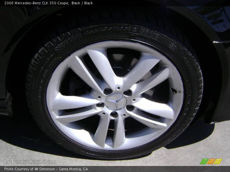 Black / Black 2006 Mercedes-Benz CLK 350 Coupe
