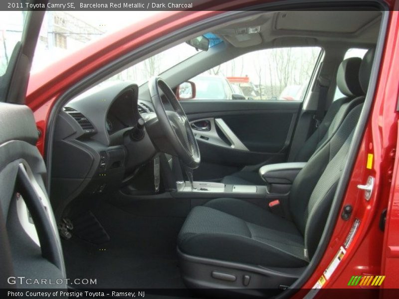 Barcelona Red Metallic / Dark Charcoal 2011 Toyota Camry SE