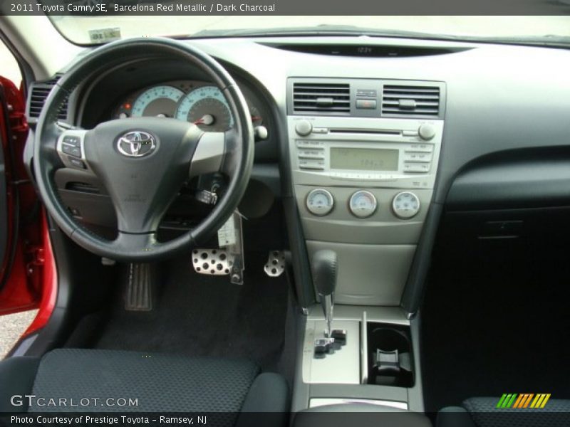 Barcelona Red Metallic / Dark Charcoal 2011 Toyota Camry SE