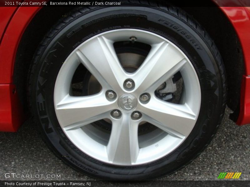 Barcelona Red Metallic / Dark Charcoal 2011 Toyota Camry SE