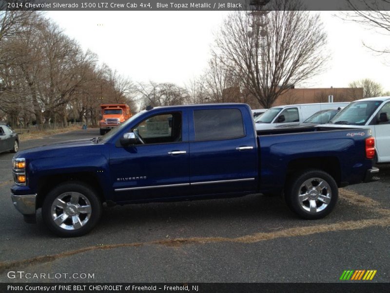  2014 Silverado 1500 LTZ Crew Cab 4x4 Blue Topaz Metallic