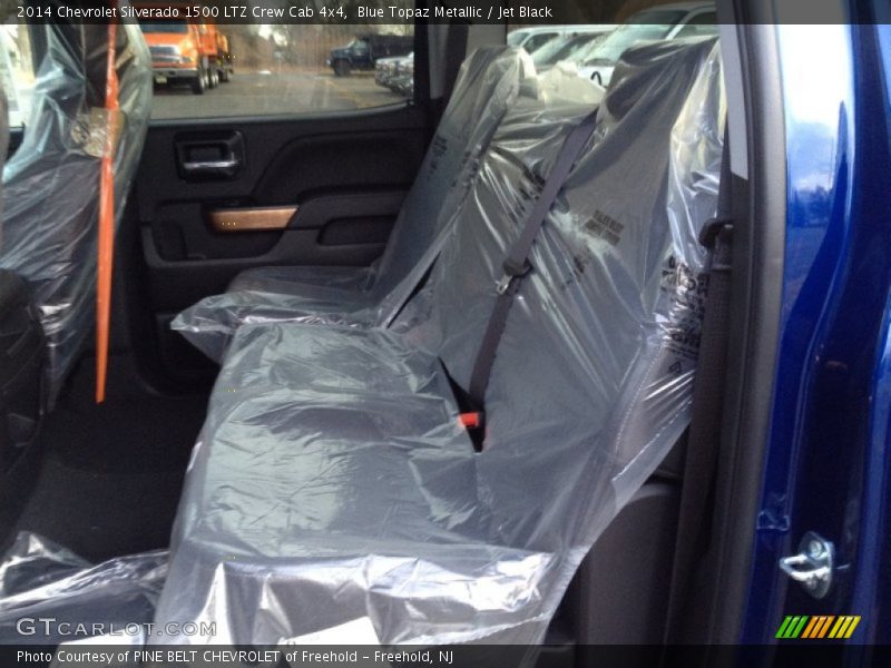Blue Topaz Metallic / Jet Black 2014 Chevrolet Silverado 1500 LTZ Crew Cab 4x4