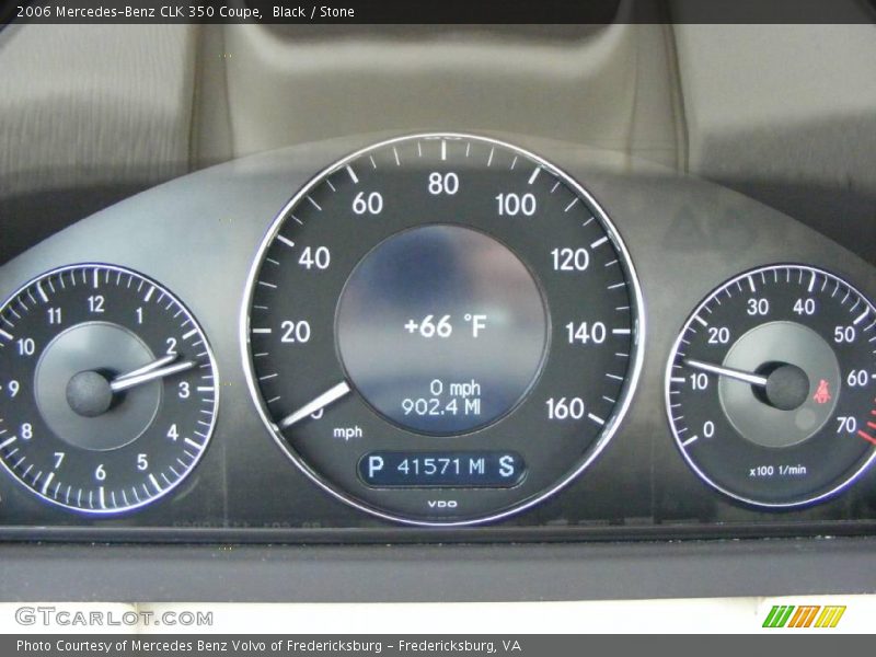 Black / Stone 2006 Mercedes-Benz CLK 350 Coupe