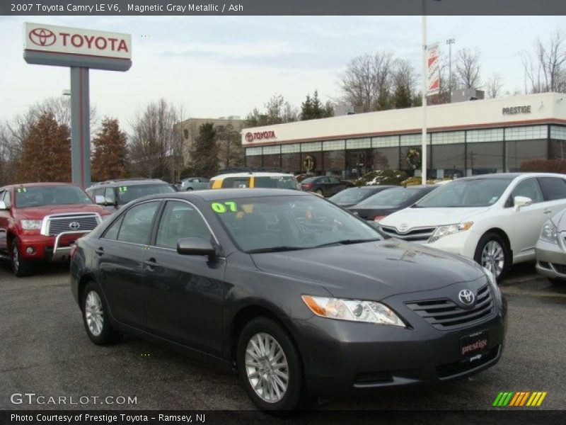 Magnetic Gray Metallic / Ash 2007 Toyota Camry LE V6