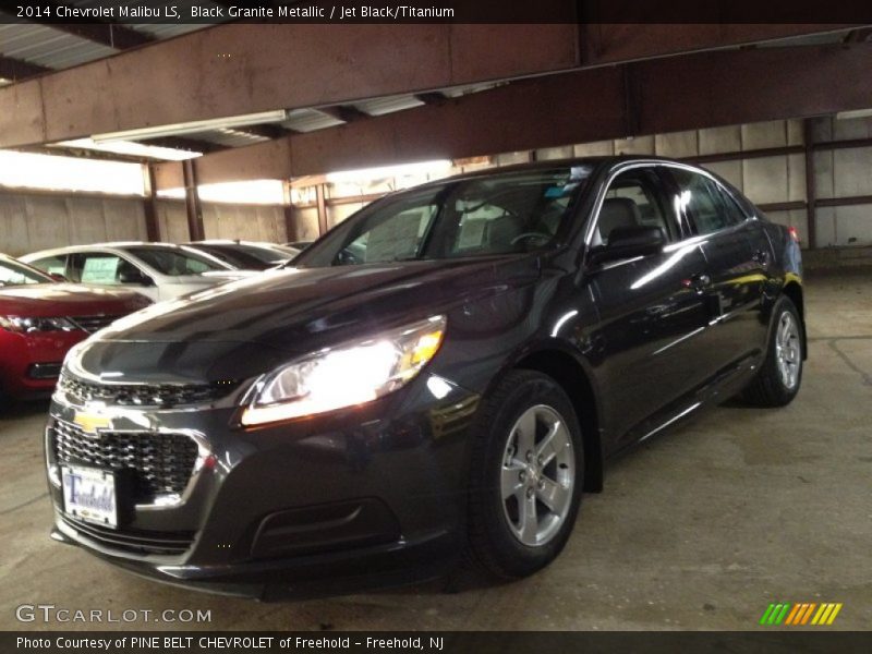 Black Granite Metallic / Jet Black/Titanium 2014 Chevrolet Malibu LS