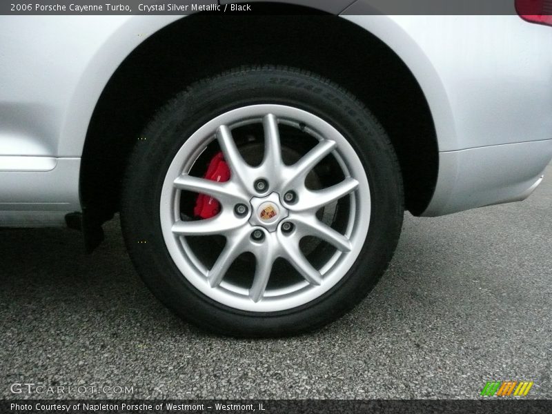 Crystal Silver Metallic / Black 2006 Porsche Cayenne Turbo