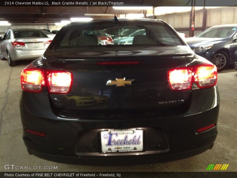 Black Granite Metallic / Jet Black/Titanium 2014 Chevrolet Malibu LS
