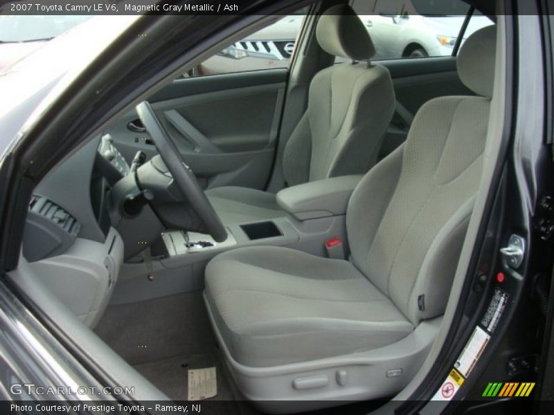Magnetic Gray Metallic / Ash 2007 Toyota Camry LE V6