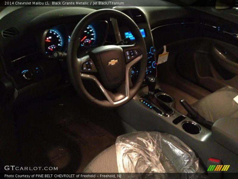 Black Granite Metallic / Jet Black/Titanium 2014 Chevrolet Malibu LS