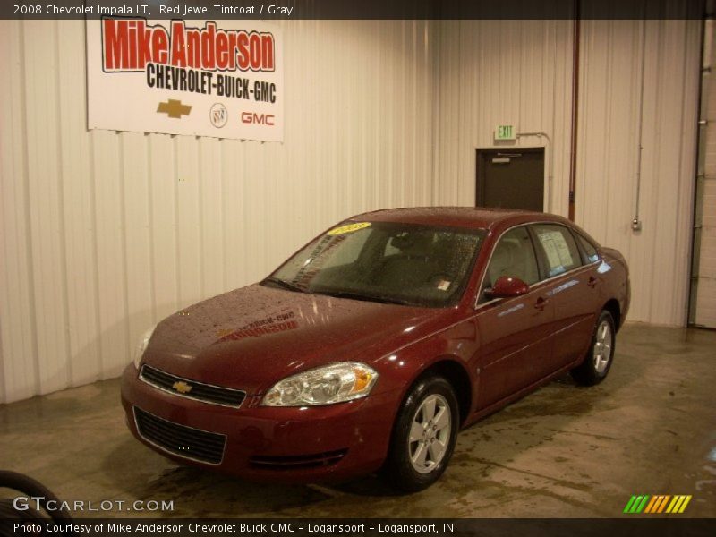 Red Jewel Tintcoat / Gray 2008 Chevrolet Impala LT