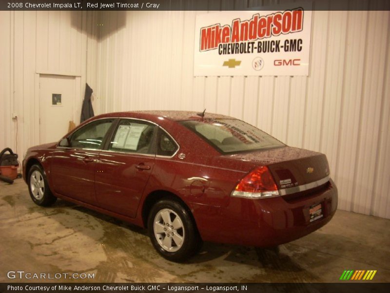 Red Jewel Tintcoat / Gray 2008 Chevrolet Impala LT