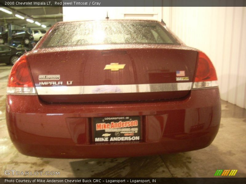 Red Jewel Tintcoat / Gray 2008 Chevrolet Impala LT