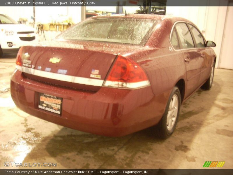 Red Jewel Tintcoat / Gray 2008 Chevrolet Impala LT