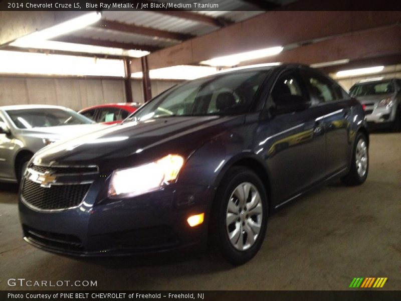 Blue Ray Metallic / Jet Black/Medium Titanium 2014 Chevrolet Cruze LS