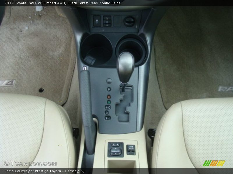 Black Forest Pearl / Sand Beige 2012 Toyota RAV4 V6 Limited 4WD