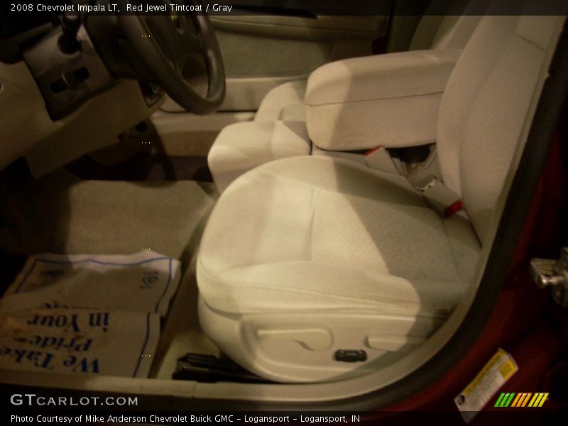 Red Jewel Tintcoat / Gray 2008 Chevrolet Impala LT