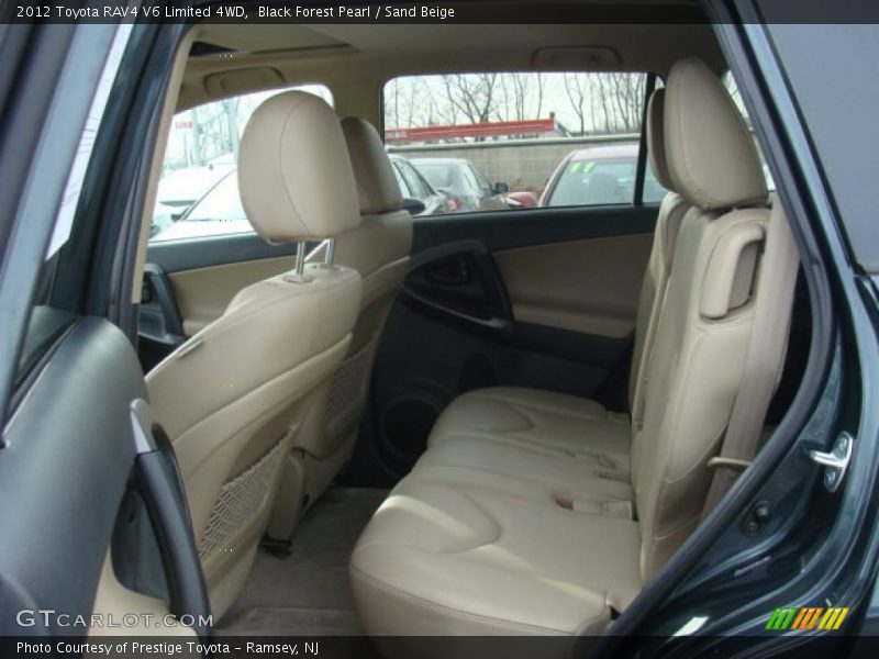 Black Forest Pearl / Sand Beige 2012 Toyota RAV4 V6 Limited 4WD