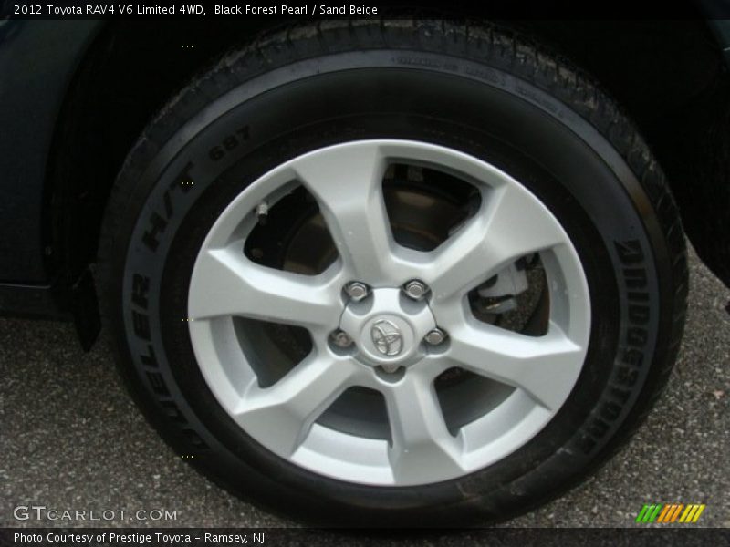 Black Forest Pearl / Sand Beige 2012 Toyota RAV4 V6 Limited 4WD