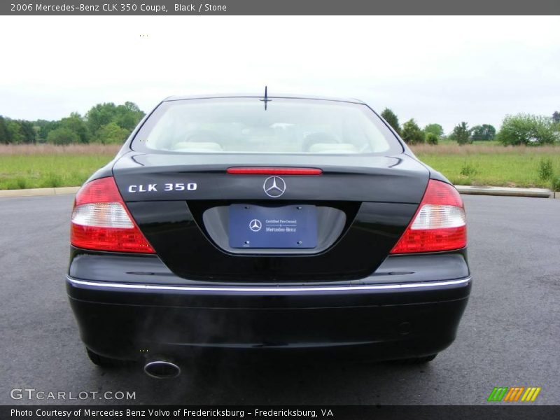 Black / Stone 2006 Mercedes-Benz CLK 350 Coupe