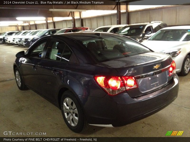 Blue Ray Metallic / Jet Black/Medium Titanium 2014 Chevrolet Cruze LS