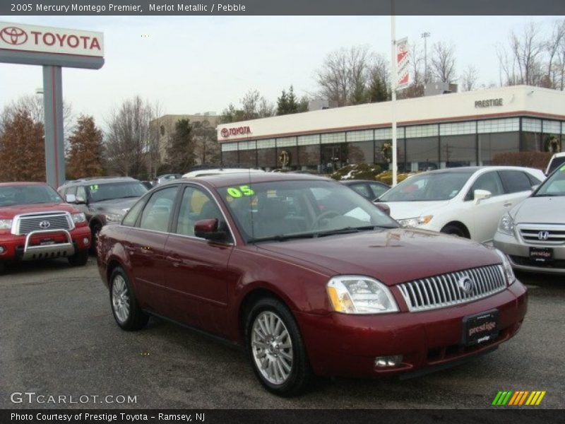 Merlot Metallic / Pebble 2005 Mercury Montego Premier