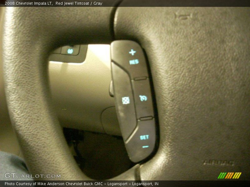 Red Jewel Tintcoat / Gray 2008 Chevrolet Impala LT