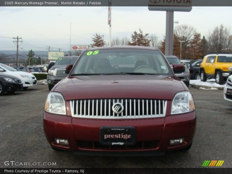 Merlot Metallic / Pebble 2005 Mercury Montego Premier