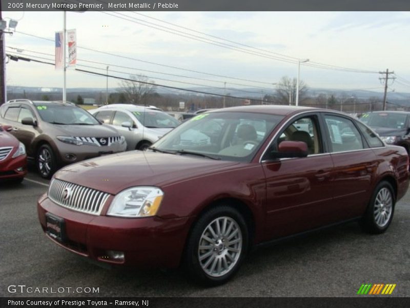 Merlot Metallic / Pebble 2005 Mercury Montego Premier