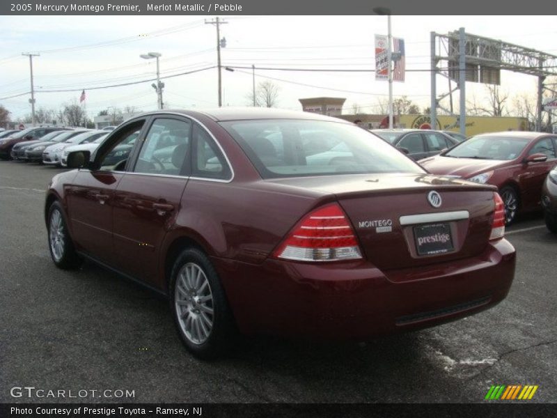Merlot Metallic / Pebble 2005 Mercury Montego Premier
