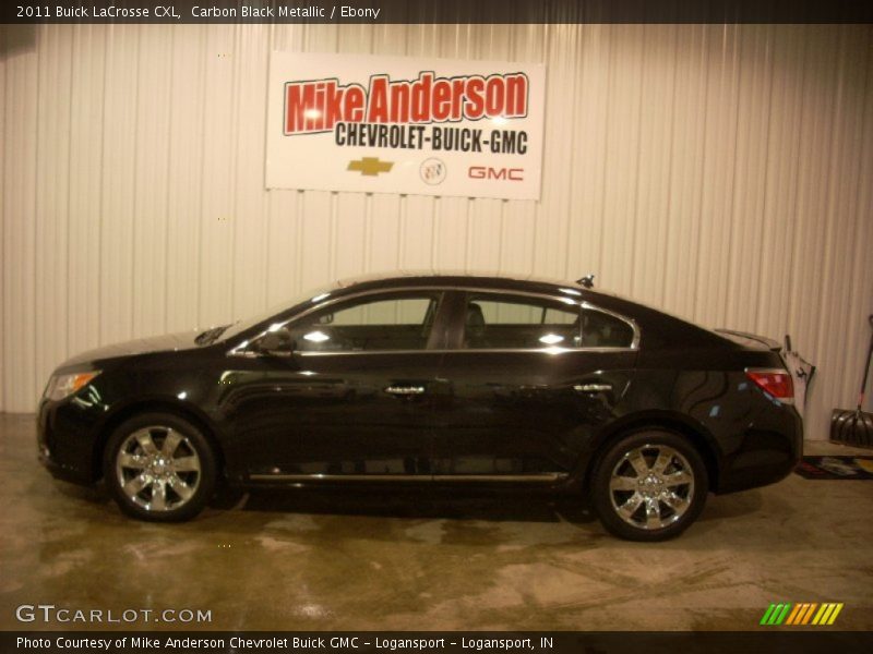 Carbon Black Metallic / Ebony 2011 Buick LaCrosse CXL