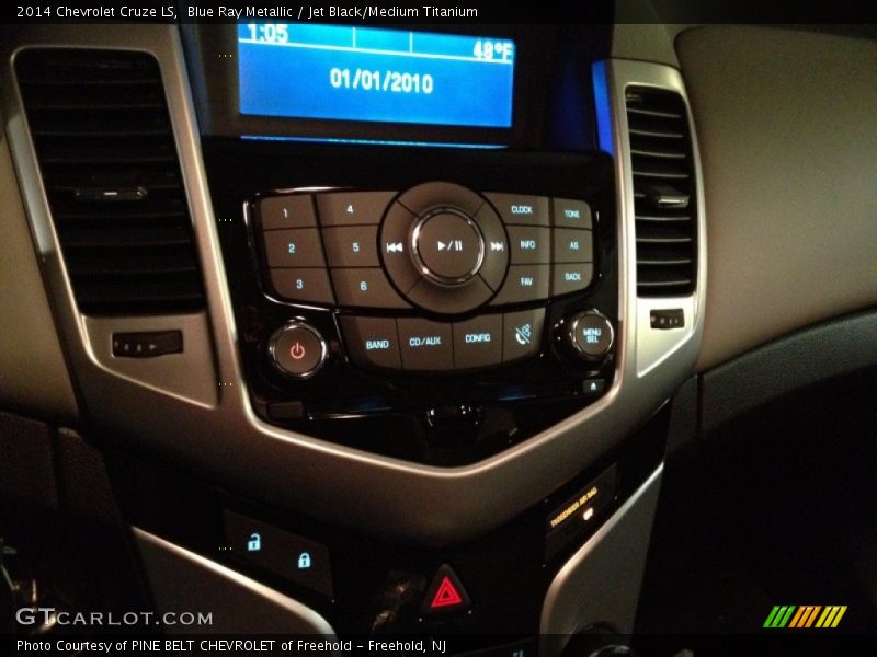 Blue Ray Metallic / Jet Black/Medium Titanium 2014 Chevrolet Cruze LS