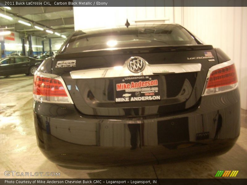 Carbon Black Metallic / Ebony 2011 Buick LaCrosse CXL