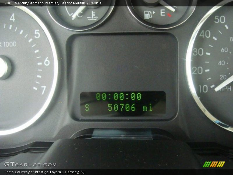 Merlot Metallic / Pebble 2005 Mercury Montego Premier