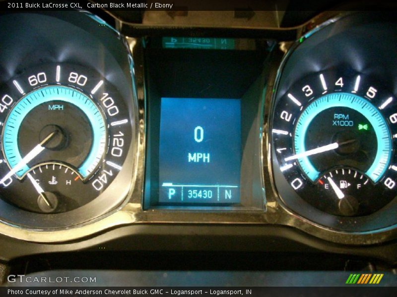 Carbon Black Metallic / Ebony 2011 Buick LaCrosse CXL