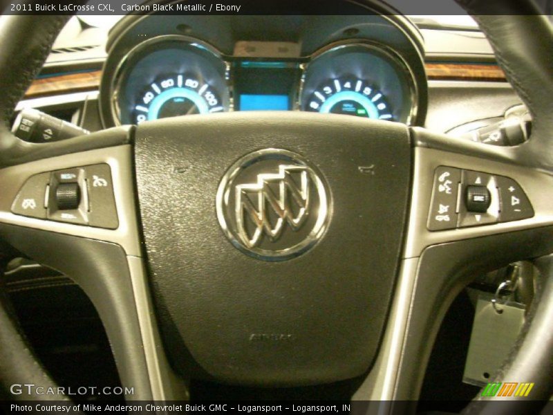Carbon Black Metallic / Ebony 2011 Buick LaCrosse CXL