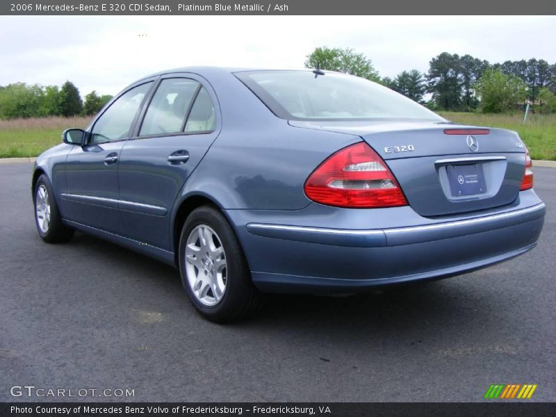 Platinum Blue Metallic / Ash 2006 Mercedes-Benz E 320 CDI Sedan