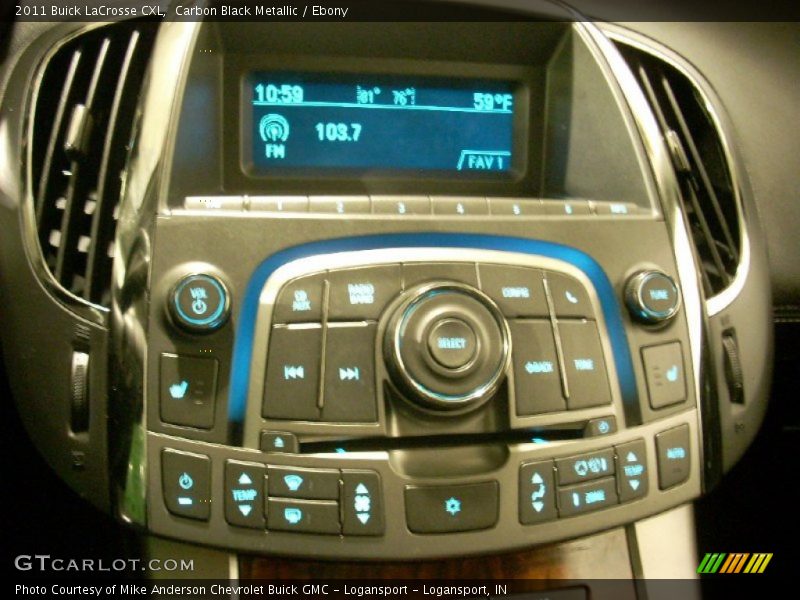 Carbon Black Metallic / Ebony 2011 Buick LaCrosse CXL