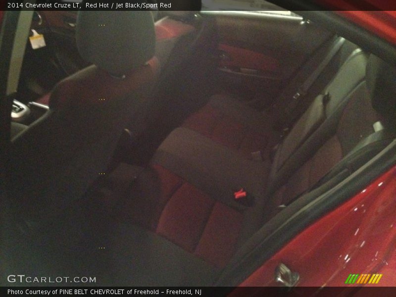 Red Hot / Jet Black/Sport Red 2014 Chevrolet Cruze LT