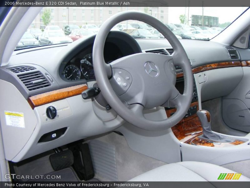 Platinum Blue Metallic / Ash 2006 Mercedes-Benz E 320 CDI Sedan