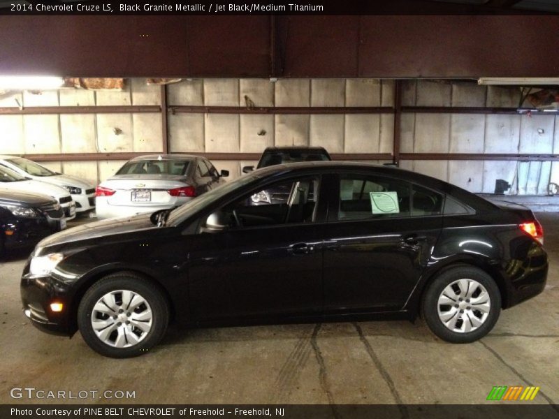 Black Granite Metallic / Jet Black/Medium Titanium 2014 Chevrolet Cruze LS